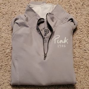 Pink quarter zip